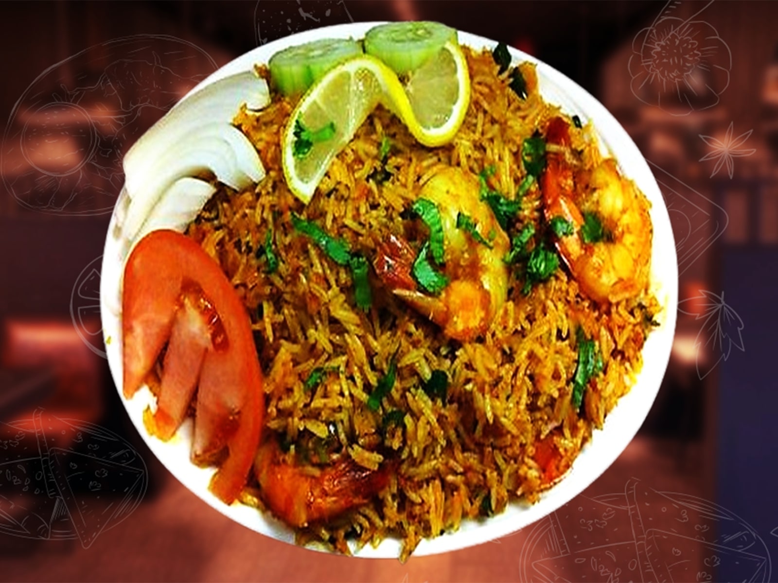 Seafood Biryani